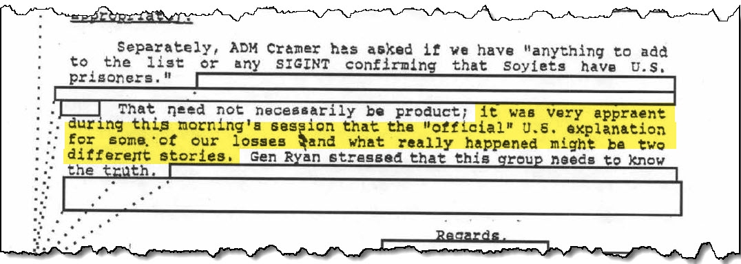 Documentos Secretos da NSA Revelam: O Que Aconteceu com Pilotos da Guerra Fria?