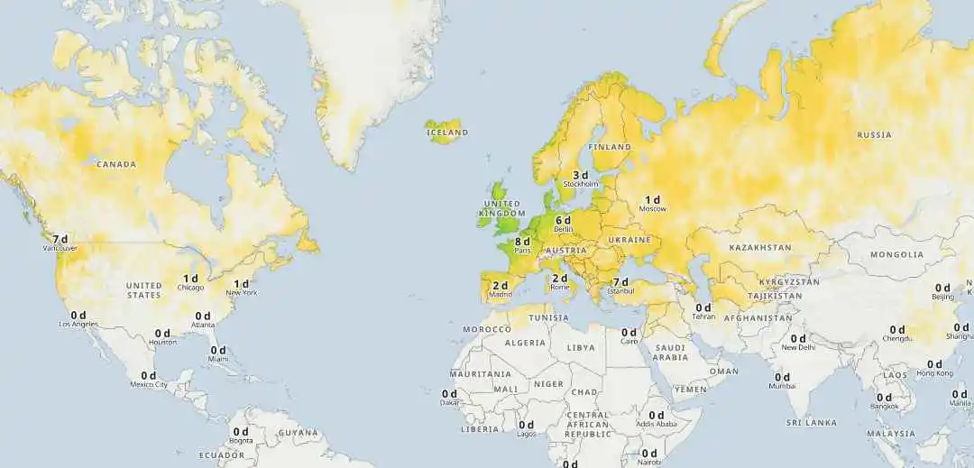 O mapa secreto do clima perfeito: Descubra onde no mundo você deveria viver