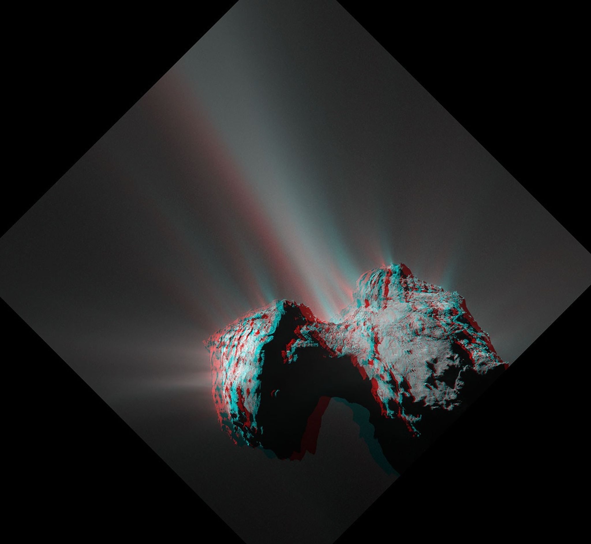 Cometa 67P em 3D: Imagem Incrível Revela Mistérios Ocultos do Espaço